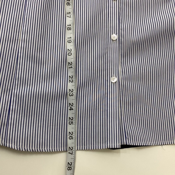 Nordstrom Collection Button Down Top Cotton/Silk Business Casual Women's Medium - Picture 10 of 12